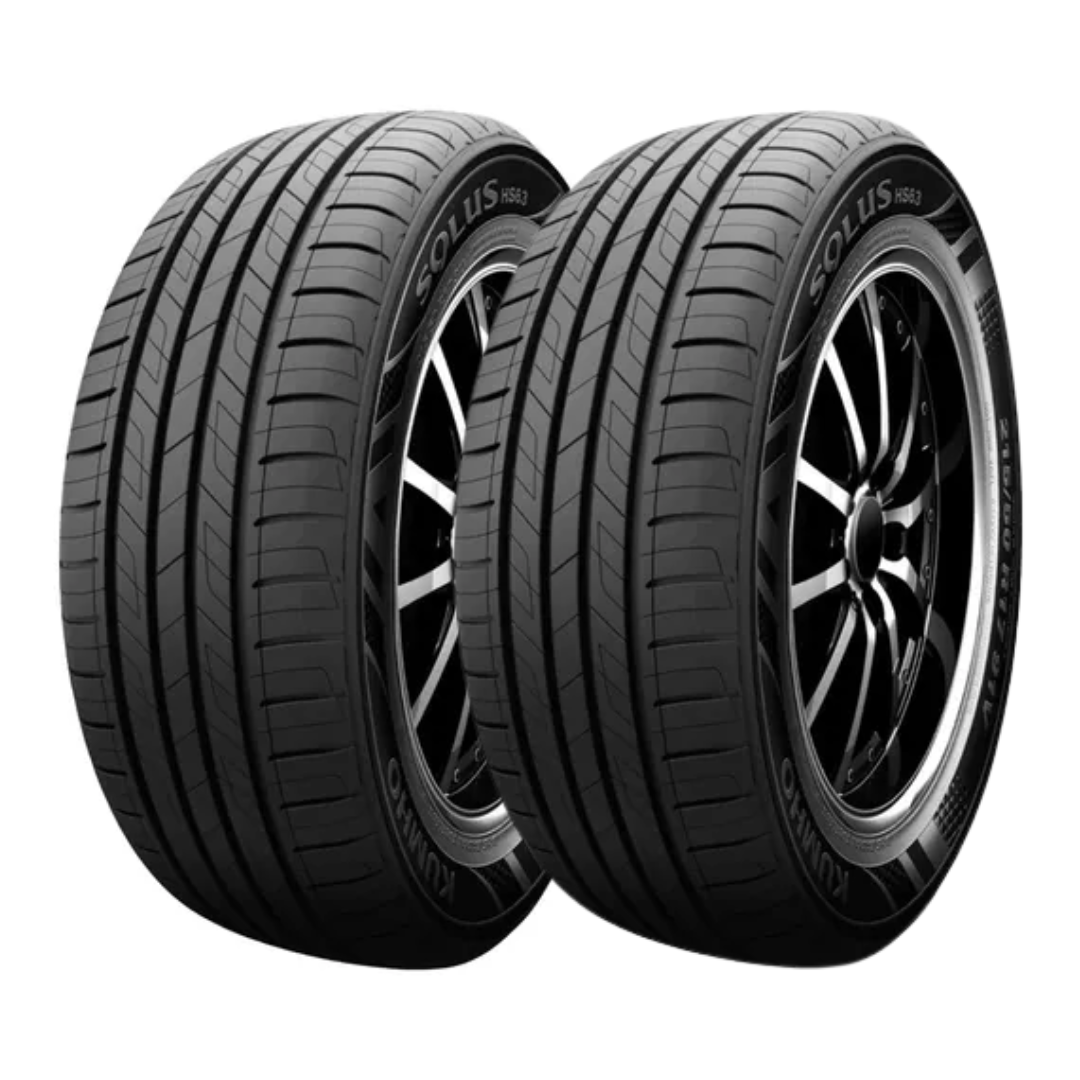 2 Llantas Kumho 185/65 R15 88h Solus Hs63